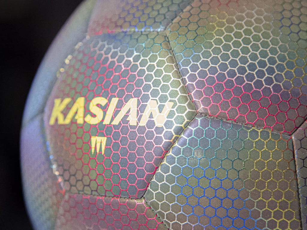 KASIAN Balón de Fútbol Reflectante Glow Luminoso