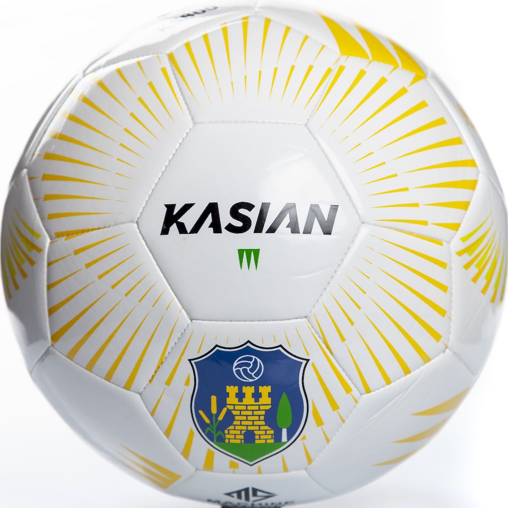 KASIAN BALON MONTILLA C.F. KS0800 BLANCO-AMARILLO - Talla 5