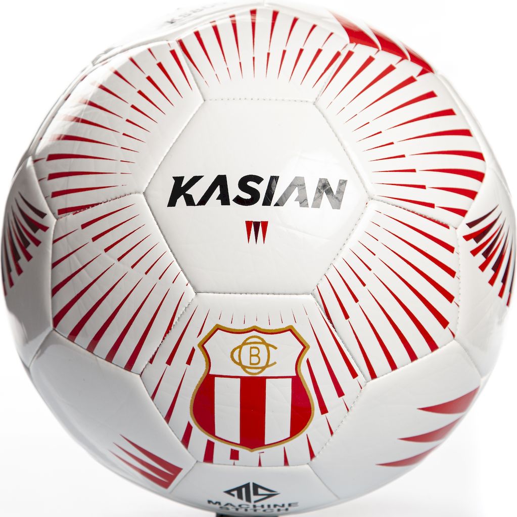 KASIAN BALON OSUNA BOTE CLUB KS0800 BLANCO-ROJO - Talla 5
